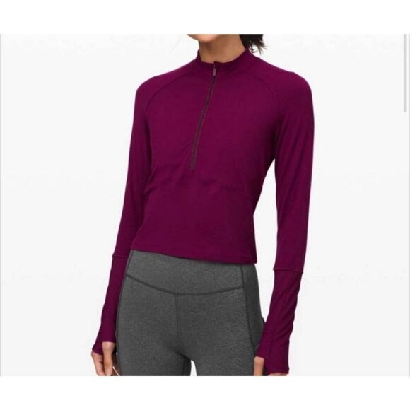 LULULEMON ATHLETICA Its Rulu Long Sleeve 'Dark Adobe' Size 6 - Picture 1 of 8
